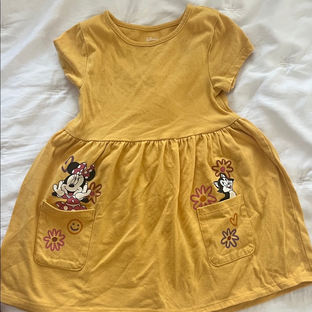 jumping beans Yellow Minnie Mouse Pocket Dress